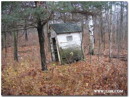 Outhouse on Route 115 in Michigan