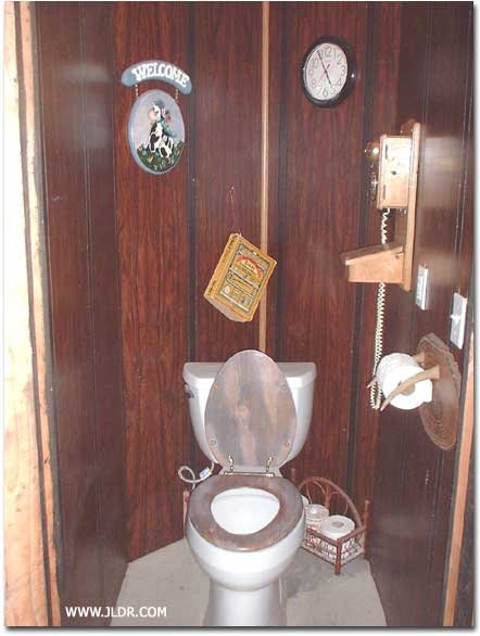 Inside the Indoor Outhouse