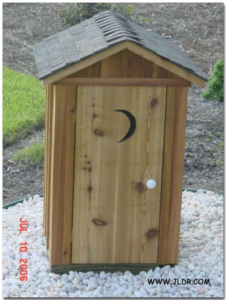1/3 Scale Pump Cover Outhouse