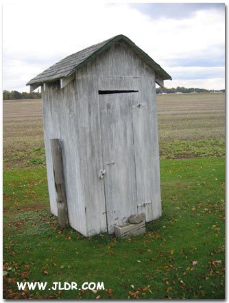 Front of Norwalk Ohio Outhouse