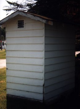Back of campground Outhouse