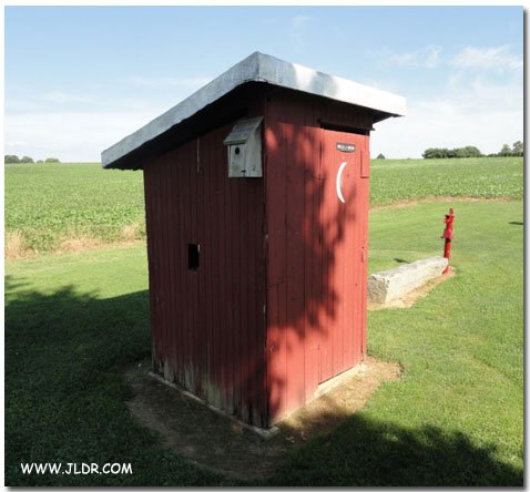 Nice WPA Outhouse in Hopewell Township, Cumberland County, NJ