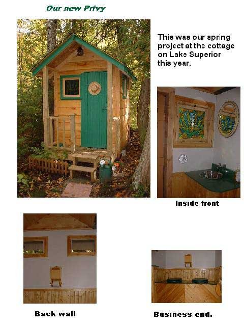 A Great Looking Homebuilt Outhouse