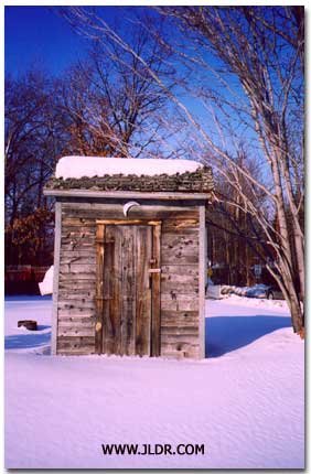 A Classic Outhouse in Northern Michigan