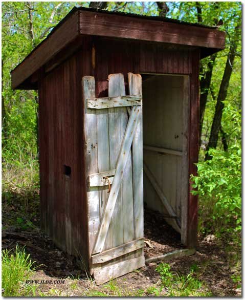Camp Alexander Outhouse in Kansas