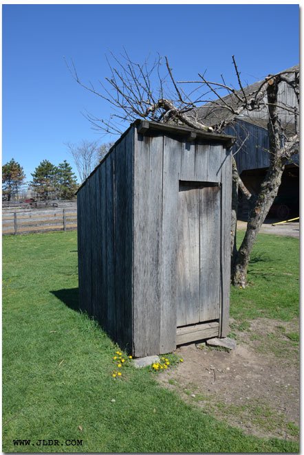 Harvey Firestone Outhouse at his home in Greenfield Village Dearborn, Michigan