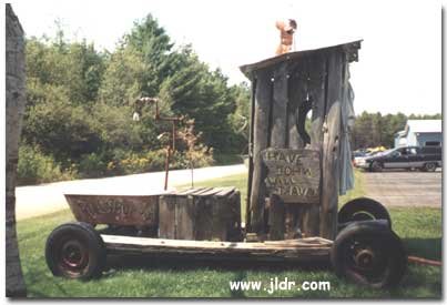 A Maine Outhouse on Wheels