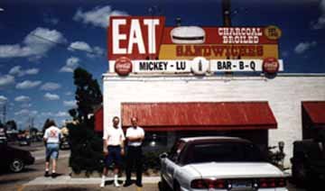 Mickey-Lu-Bar-B-Q; The best hamburgers in the world! (12 Kb)