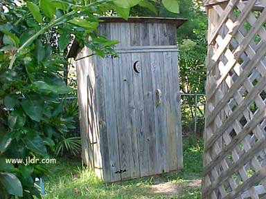 A Mississippi Homemade Outhouse