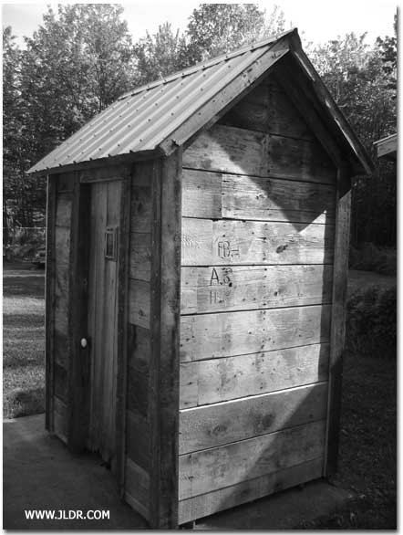 Outhouse After Restoration