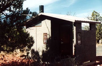 An Outhouse just outside of Sedona, Arizona