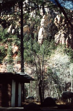 A Sedona Canyon Campground Outhouse