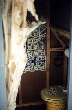 Inside the Money Machine Outhouse