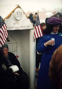 The White House with Monika Lewinsky and President Clinton