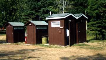 Group of Outhouses in Kleinke Park