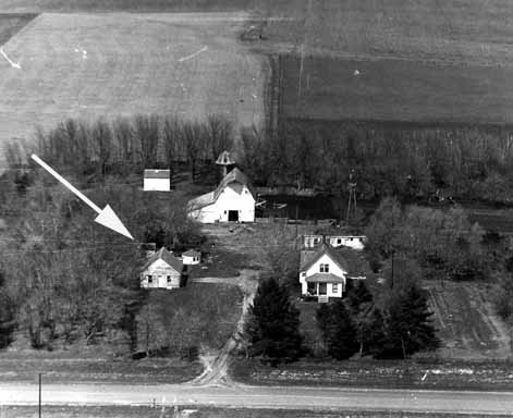 Aerial View of The Outhouse that started the Outhouses of America Tour