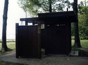Mackinac Bridge Lookout Rest Area Outhouse