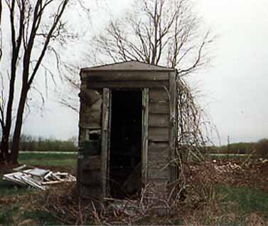 Michigan Tin-roofed Outhouse