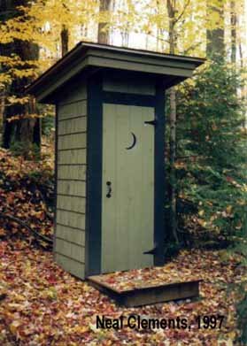 Northeastern PA Camp Outhouse