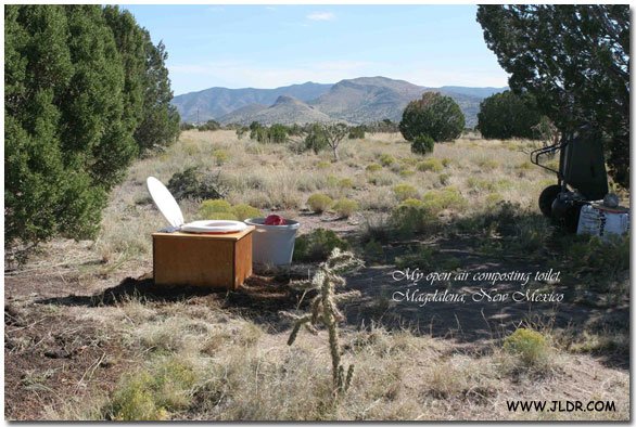 Open Air Composting Toilet in Magdalena, NM